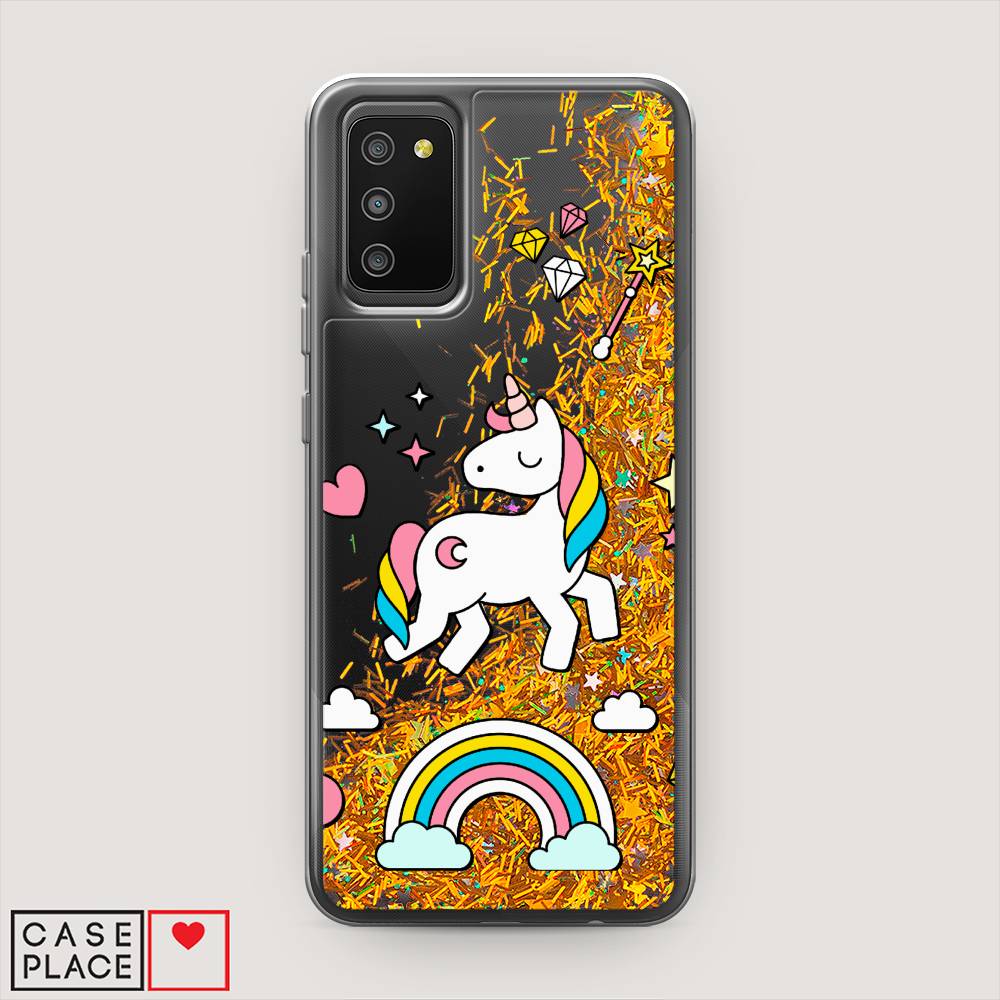 

Чехол Awog на Samsung Galaxy A02s / Самсунг A02s "Принцесса единорог", Белый;разноцветный, 2102390-1
