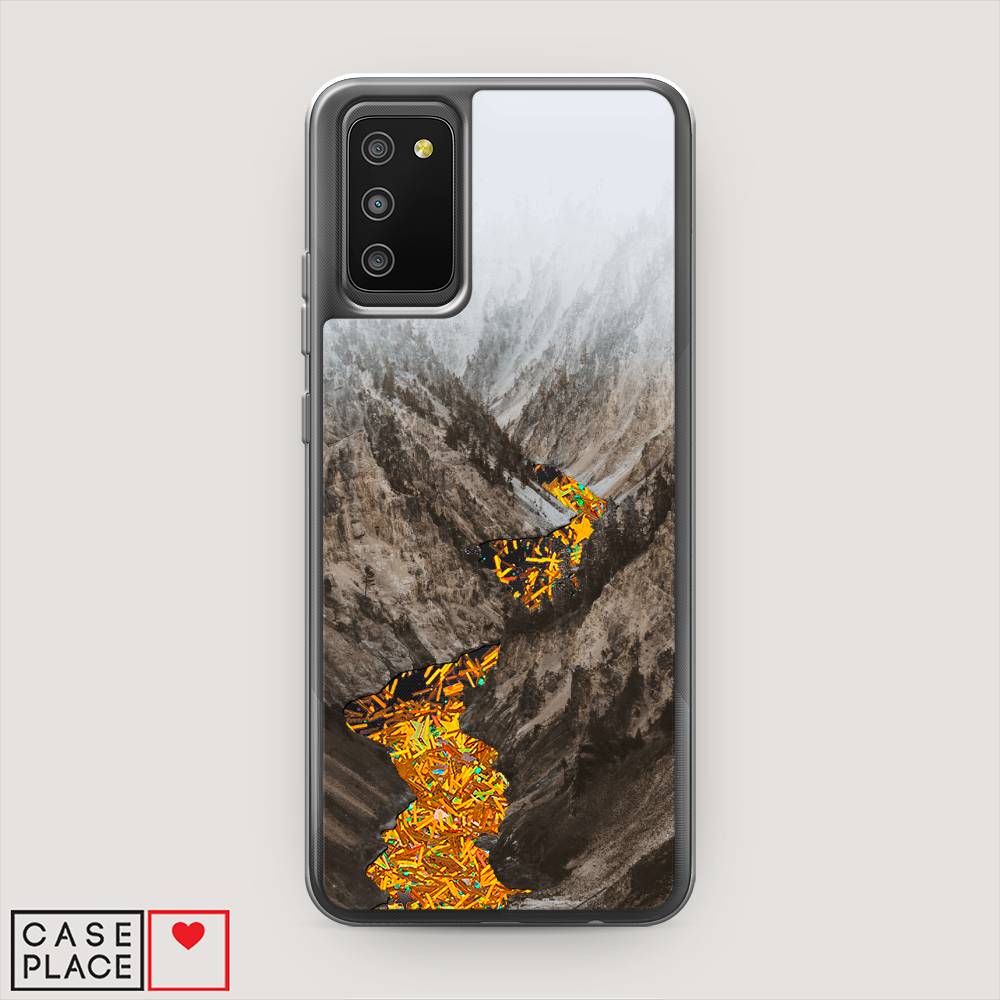

Чехол Awog на Samsung Galaxy A02s / Самсунг A02s "Горная река", Коричневый, 2102390-1