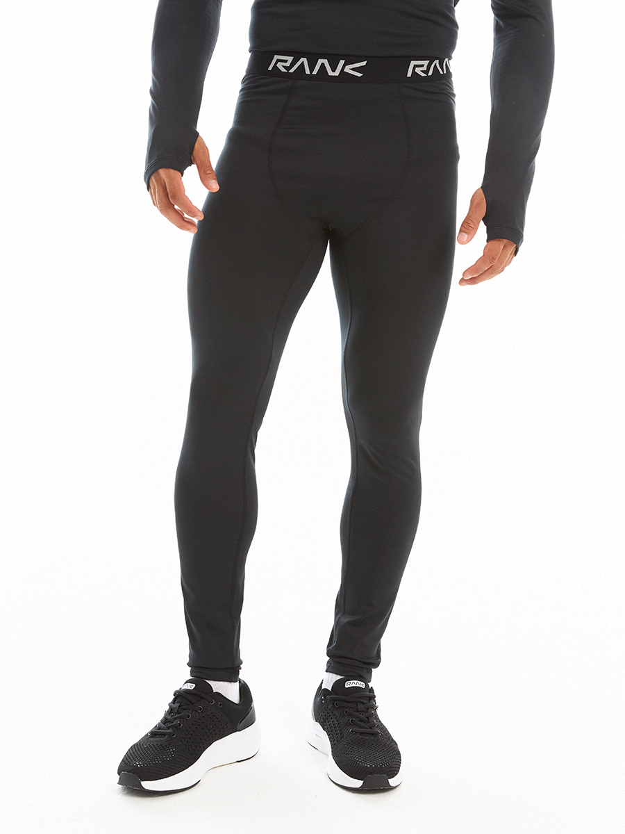 Тайтсы мужские RANK Heat-tex compression leggings черные XS