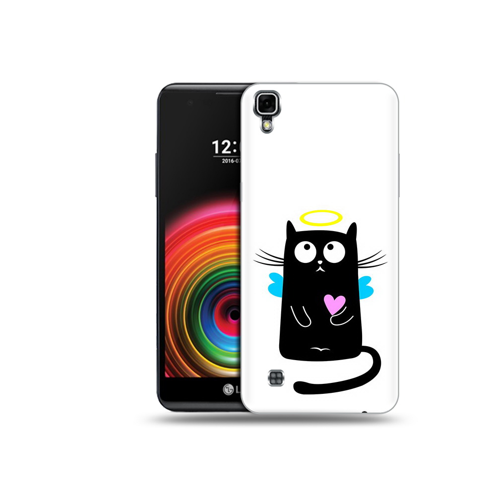 

Чехол MyPads Tocco для LG X Power Кот ангелок, Прозрачный, Tocco