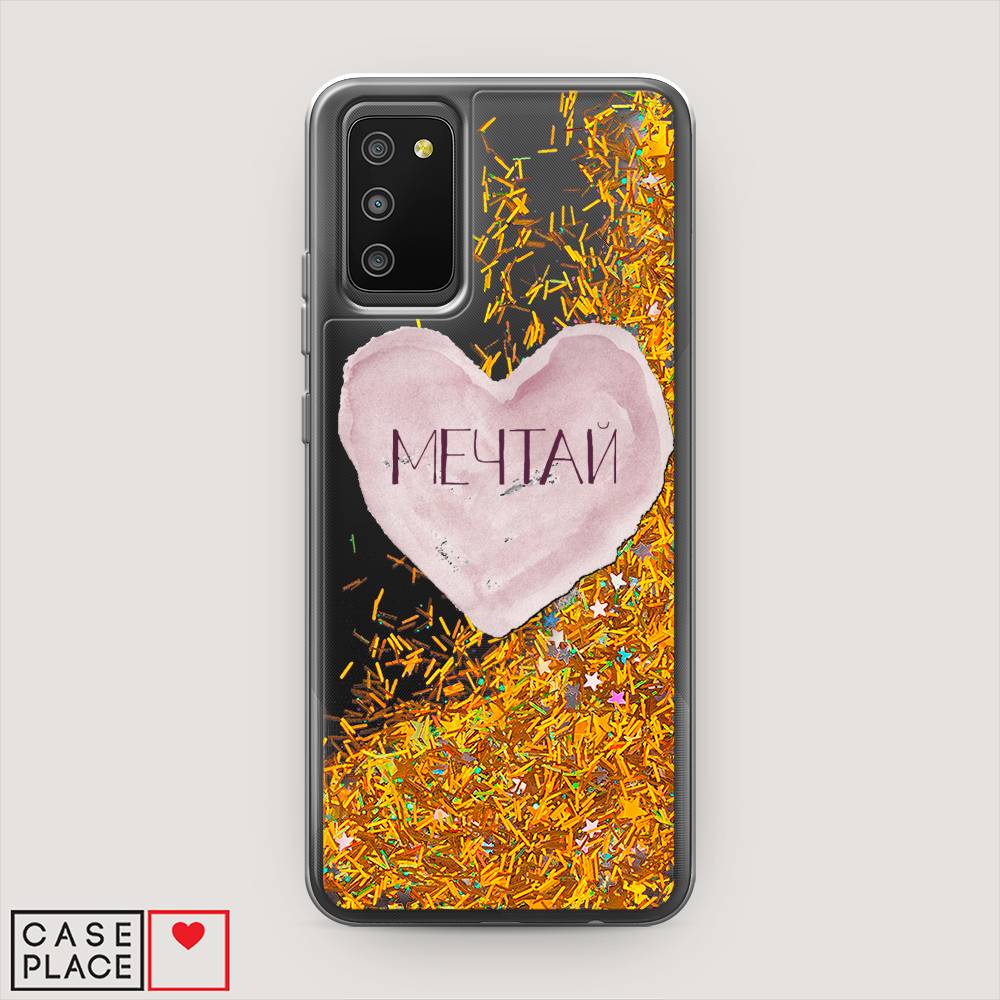 

Чехол Awog на Samsung Galaxy A02s / Самсунг A02s "Мечтай сердце", Розовый, 2102390-1