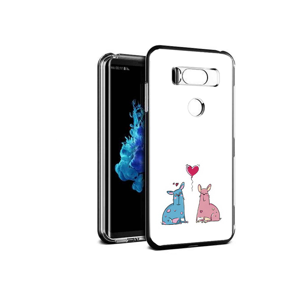 

Чехол MyPads Tocco для LG V30S Лама любовь, Прозрачный, Tocco