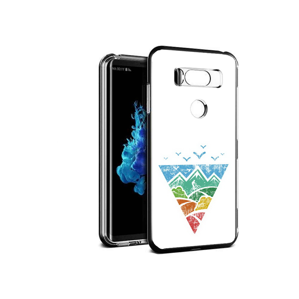 

Чехол MyPads Tocco для LG V30S Лес земля море чайки, Прозрачный, Tocco