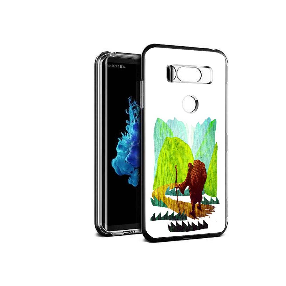 

Чехол MyPads Tocco для LG V30S Лесная тропа, Прозрачный, Tocco