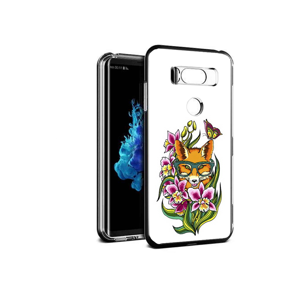 

Чехол MyPads Tocco для LG V30S Лиса в цветах, Прозрачный, Tocco