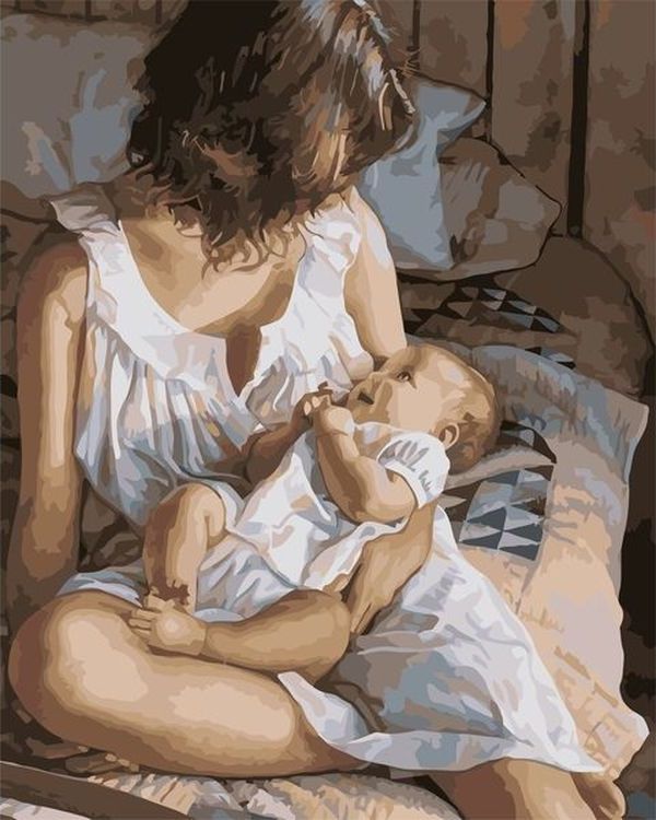 

Живопись по номерам Paintboy Молодая мать 40x50, Молодая мать