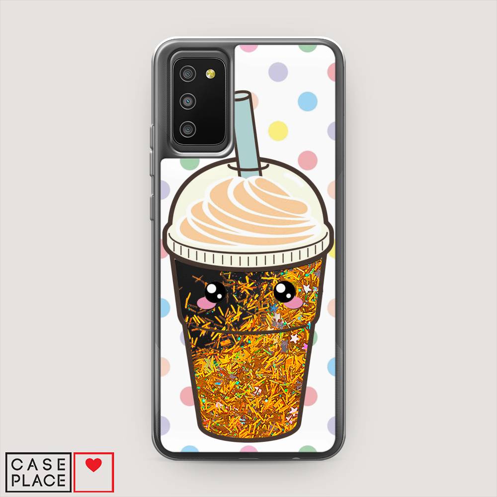 

Чехол Awog на Samsung Galaxy A02s / Самсунг A02s "Милый стакан", Бежевый, 2102390-1