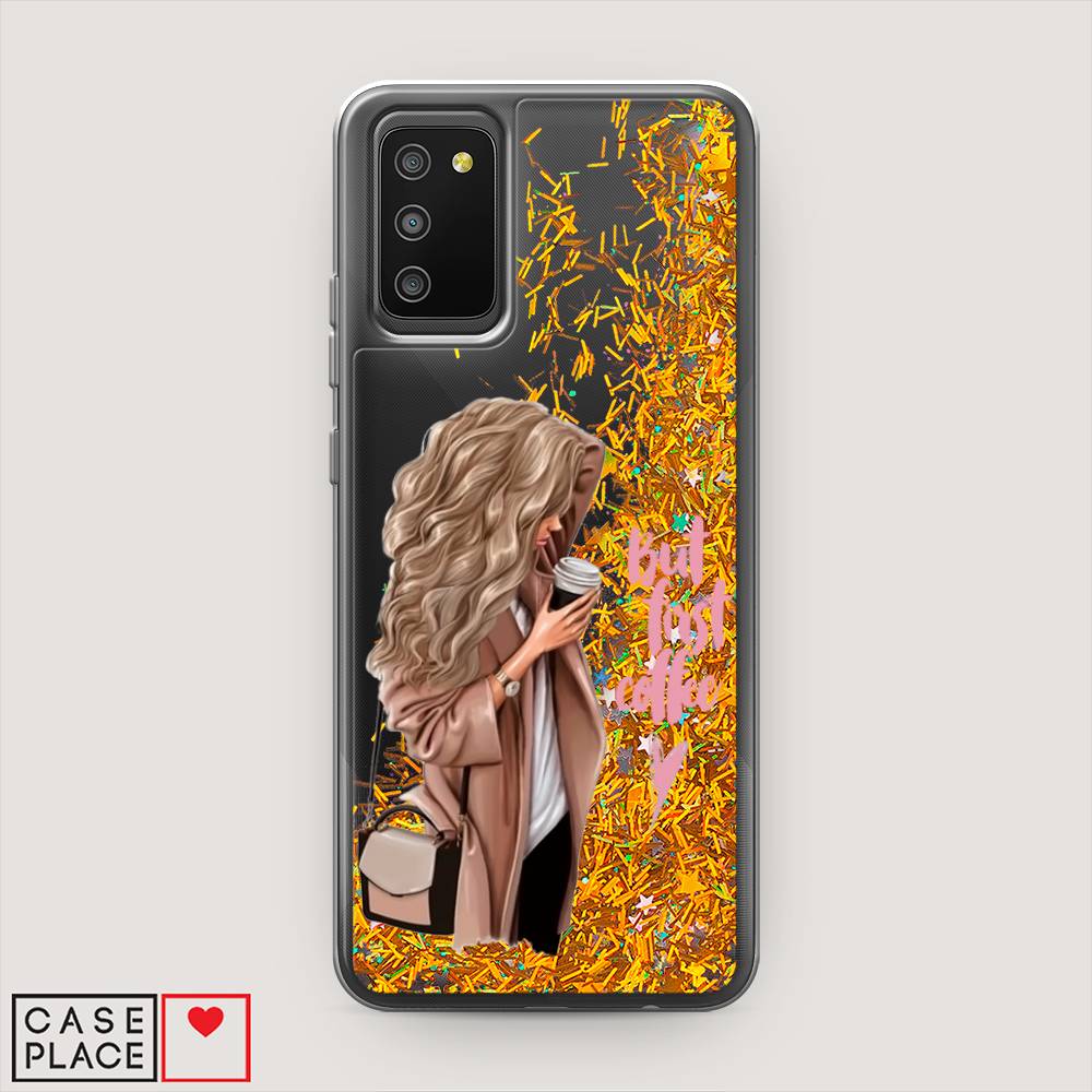 

Чехол Awog "Девушка с кофе" для Samsung Galaxy A02s