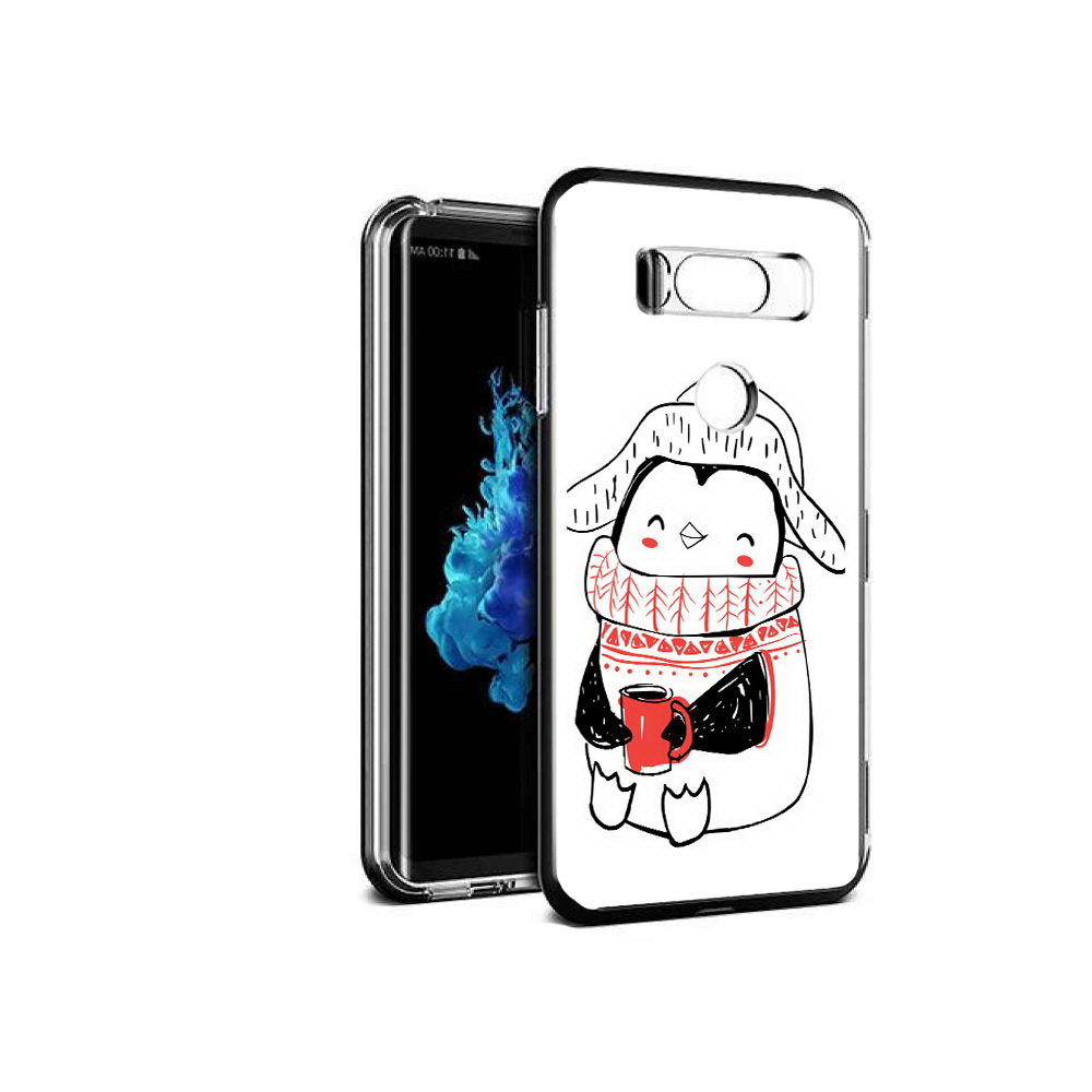 

Чехол MyPads Tocco для LG V30S Милый пингвин, Прозрачный, Tocco