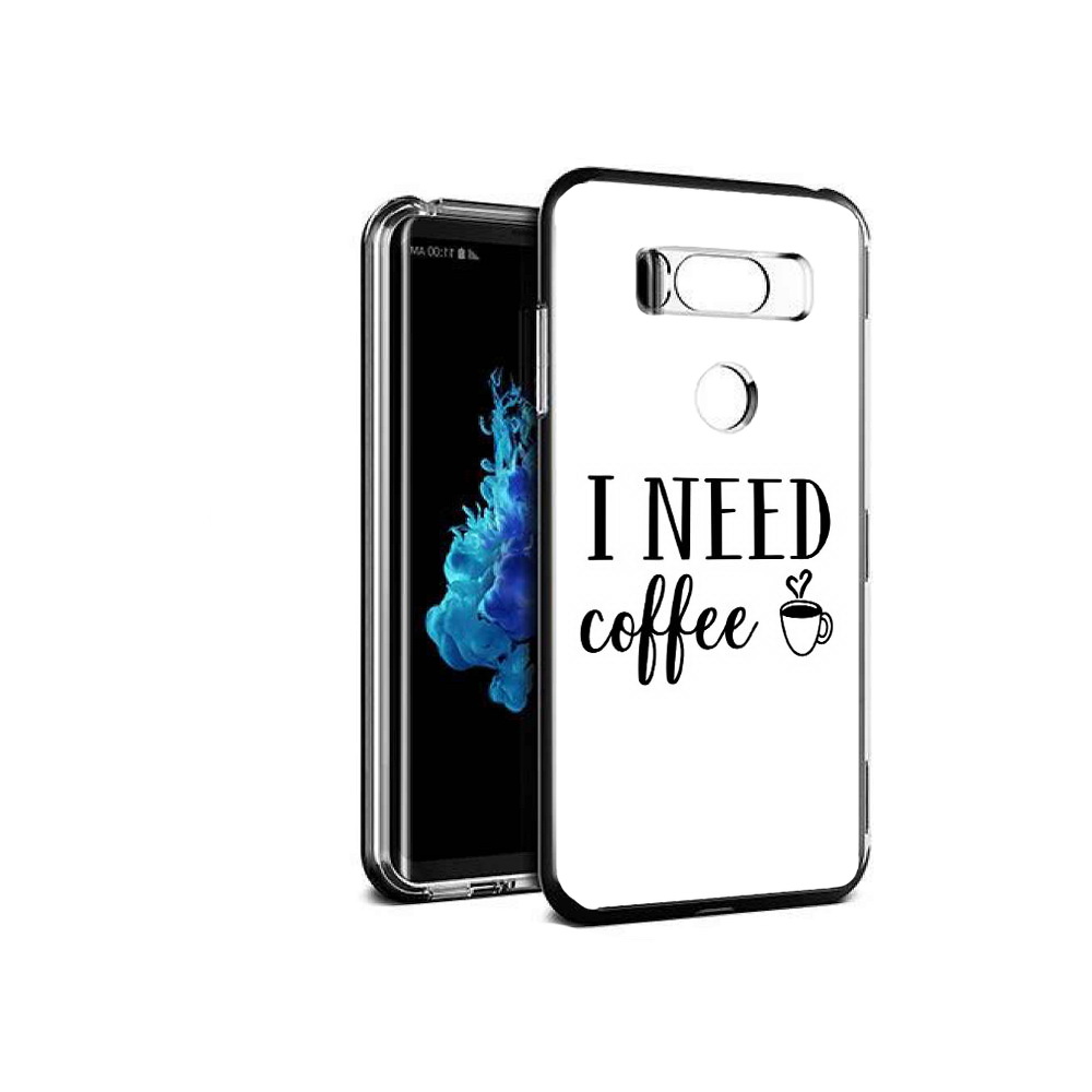 

Чехол MyPads Tocco для LG V30S Мне нужен кофе, Прозрачный, Tocco