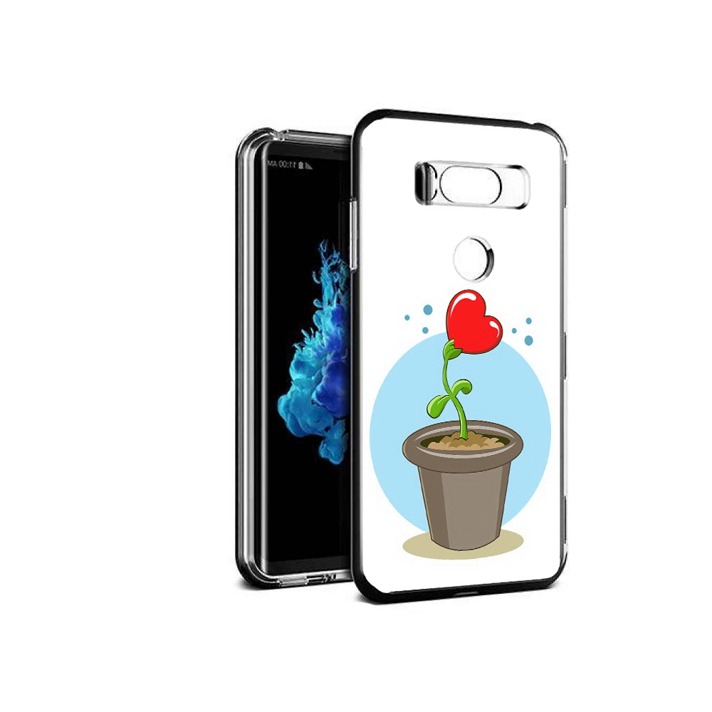 

Чехол MyPads Tocco для LG V30S Растение любви 14 февраля, Прозрачный, Tocco