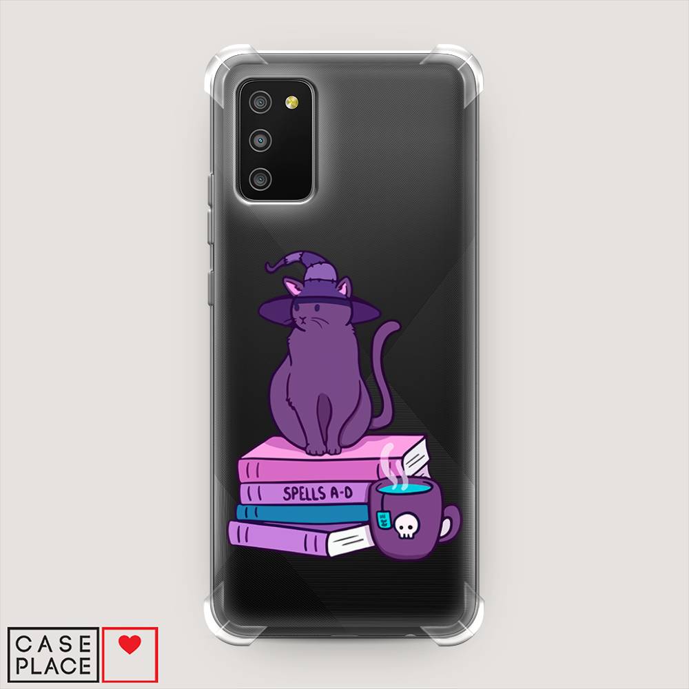 

Чехол Awog на Samsung Galaxy A02s / Самсунг A02s "Magic Cat", Розовый, 2102351-1