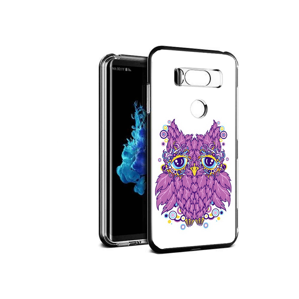 

Чехол MyPads Tocco для LG V30S Розовая сова, Прозрачный, Tocco