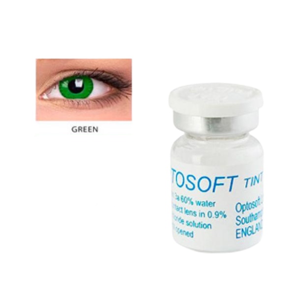 

Контактные линзы Optosoft Tint 1 линза R.8.6 -4.50 Зеленый, Зеленые, Tint 1 линза