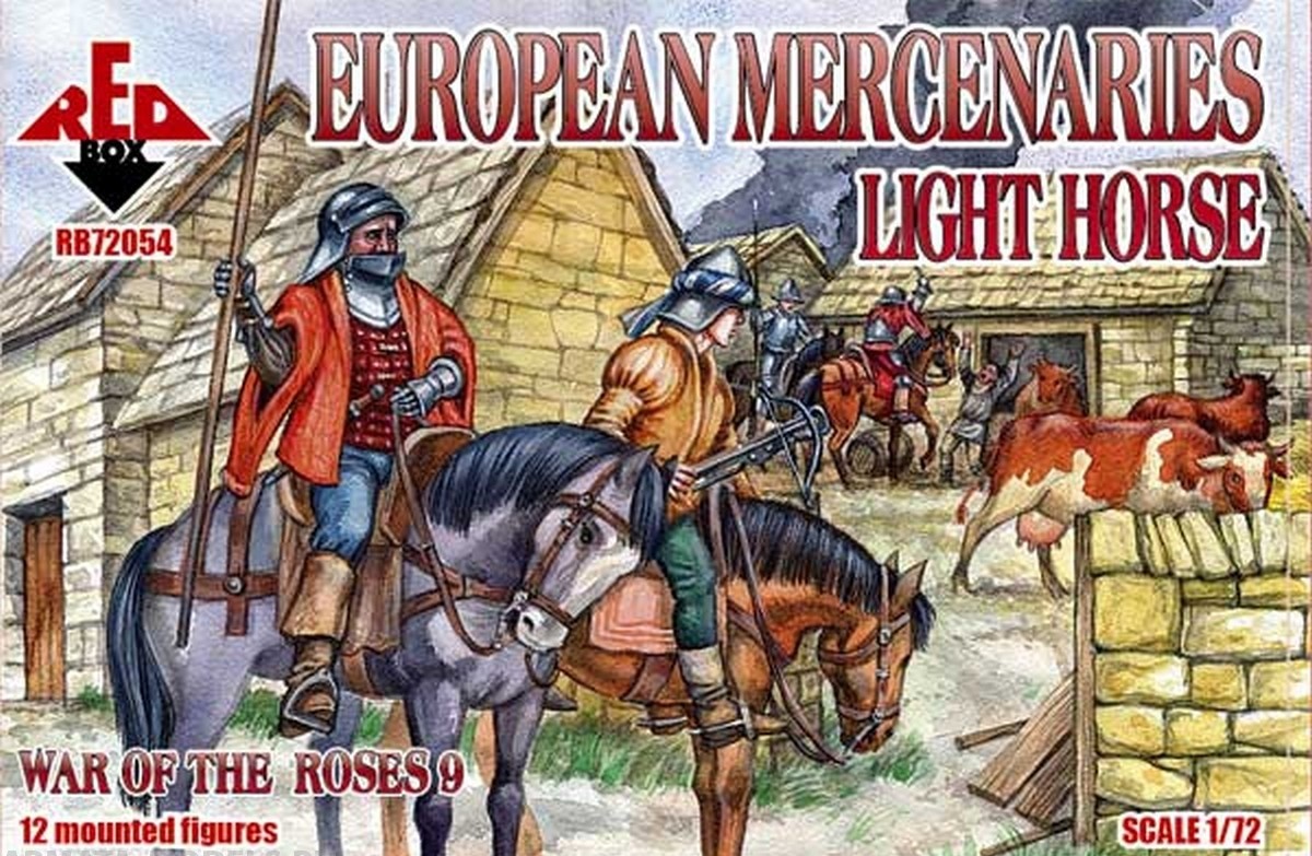 

RB72054 Фигуры War of the Roses 9. European Mercenaries Light Horse