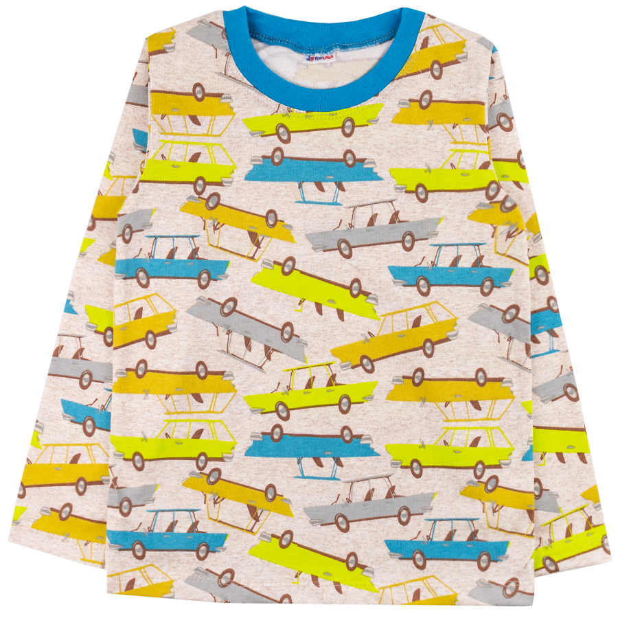 

Лонгслив для мальчиков Юлла 0033101002 цв. бежевый р. 122, 0033101002