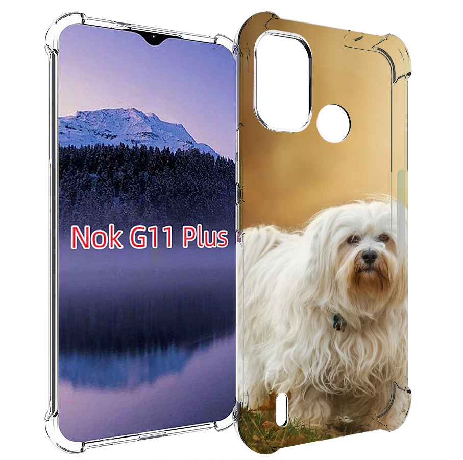 

Чехол MyPads гаванскии бишон для Nokia G11 Plus, Прозрачный, Tocco