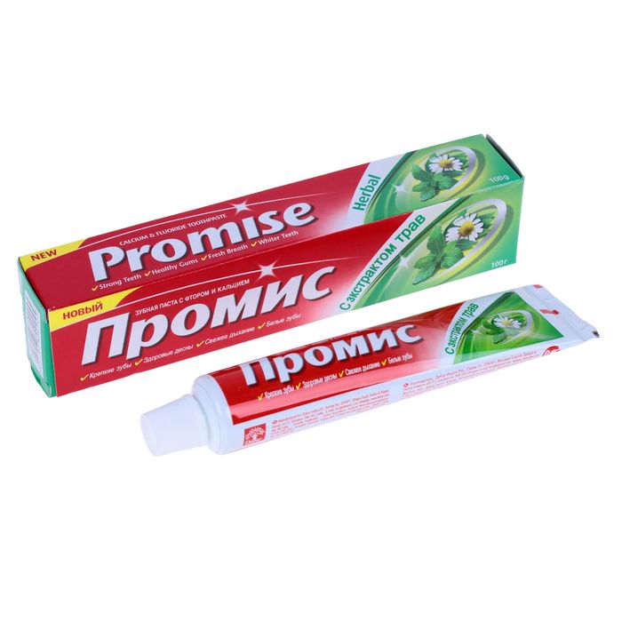 

Зубная паста «Промис» с экстрактом трав, 100 г