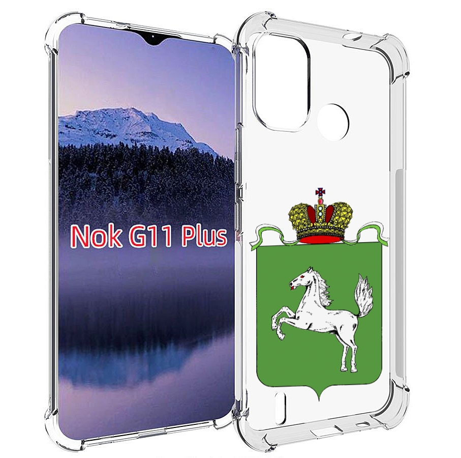 

Чехол MyPads герб томская область для Nokia G11 Plus, Прозрачный, Tocco