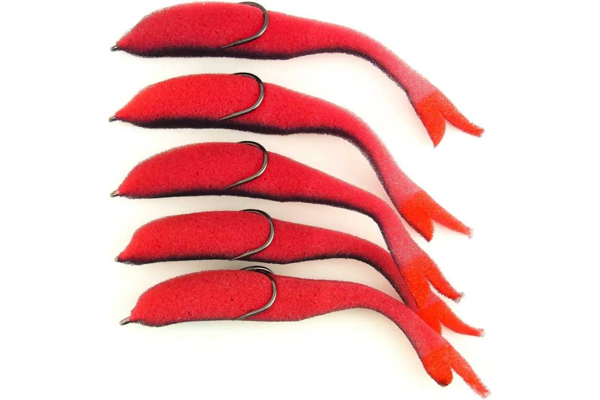 

Поролоновая рыбка YAMAN Devious Minnow на двойнике, р. 105 мм, цвет 24 UV (5 шт.), Черный;красный;оранжевый