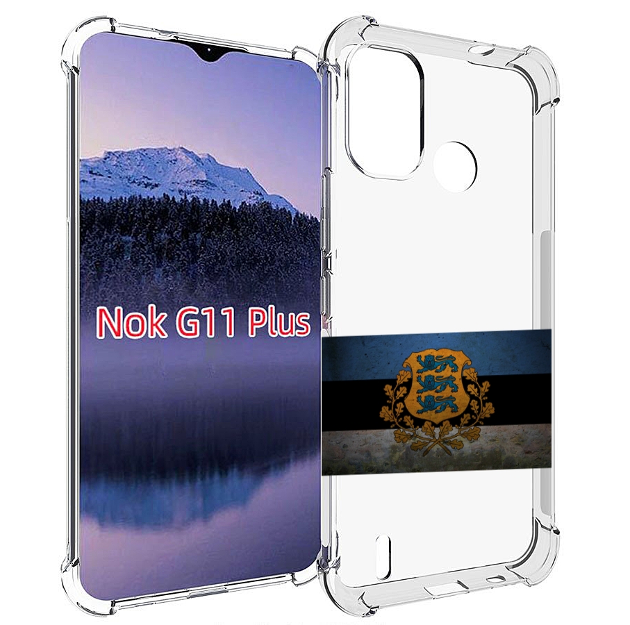 

Чехол MyPads герб флаг эстонии-1 для Nokia G11 Plus, Прозрачный, Tocco