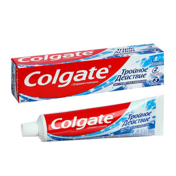 

Зубная паста Colgate «Тройное действие», экстра отбеливание, 100 мл