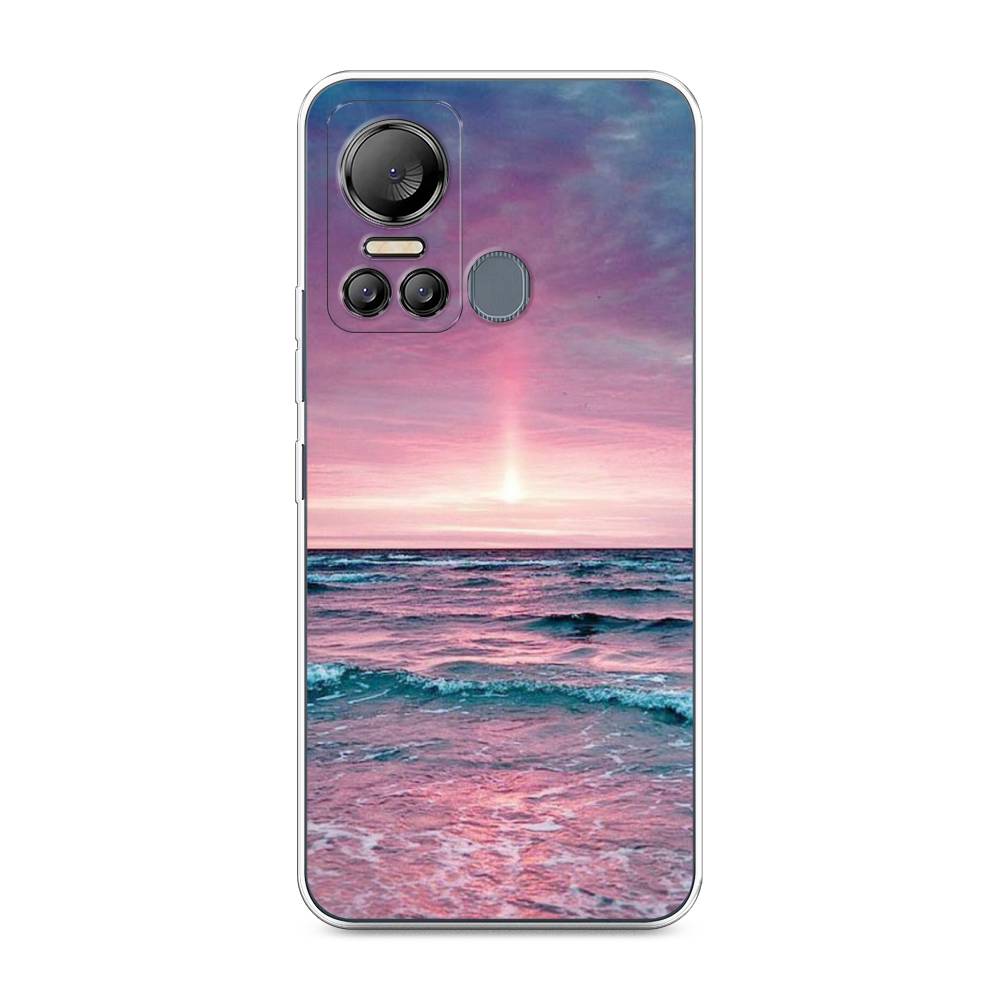 

Чехол на Itel Vision 5 "Восход 3", Розовый;голубой, 3201050-2