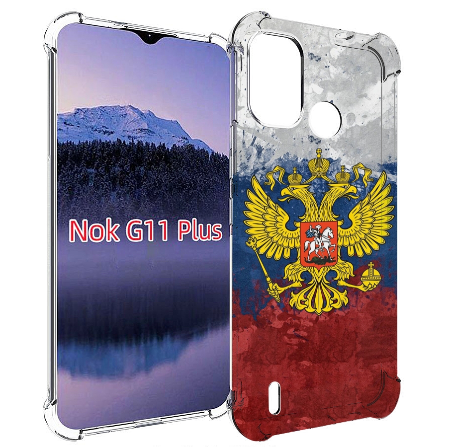 

Чехол MyPads герб-России для Nokia G11 Plus, Прозрачный, Tocco