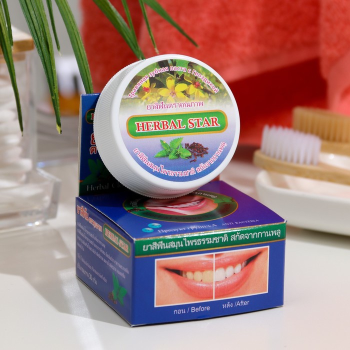 

Зубная паста Herbal Star мята + гвоздика, 30 г