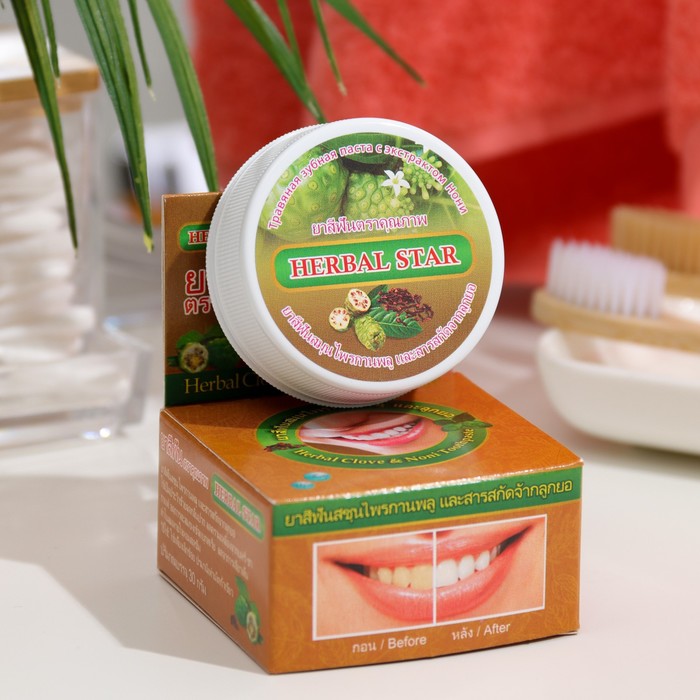 Зубная паста Herbal Star нони + гвоздика, 30 г