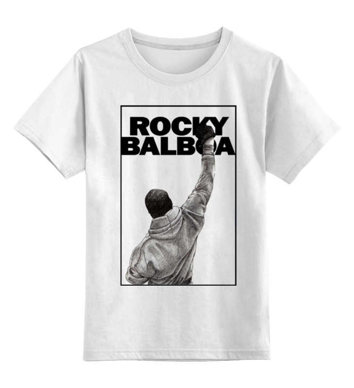 

Футболка детская Printio Rocky balboa цв. белый р. 140, Rocky balboa