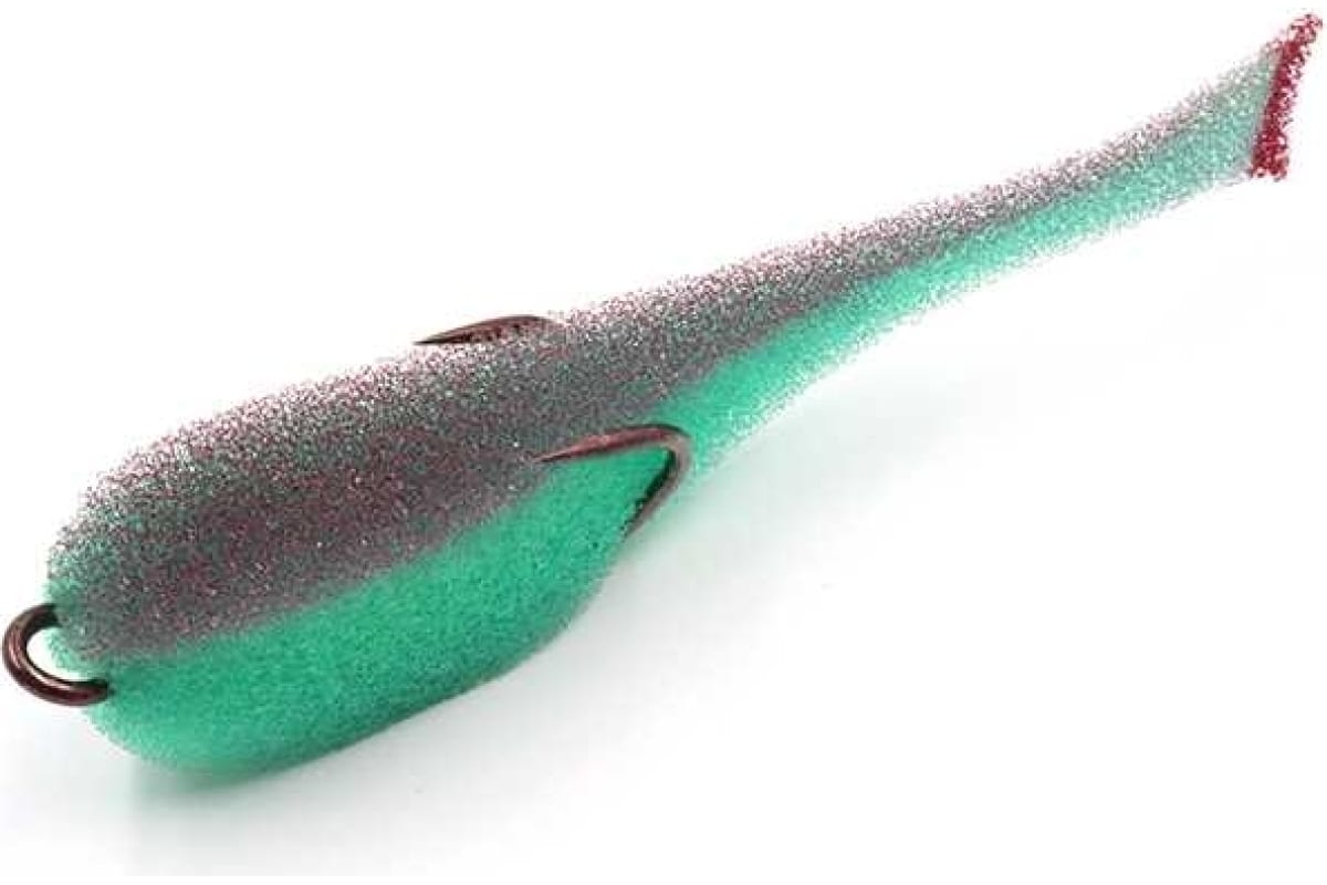

Поролоновая рыбка YAMAN на двойнике, р. 110 мм, цвет 17 UV (5 шт.), Серый;зеленый;красный