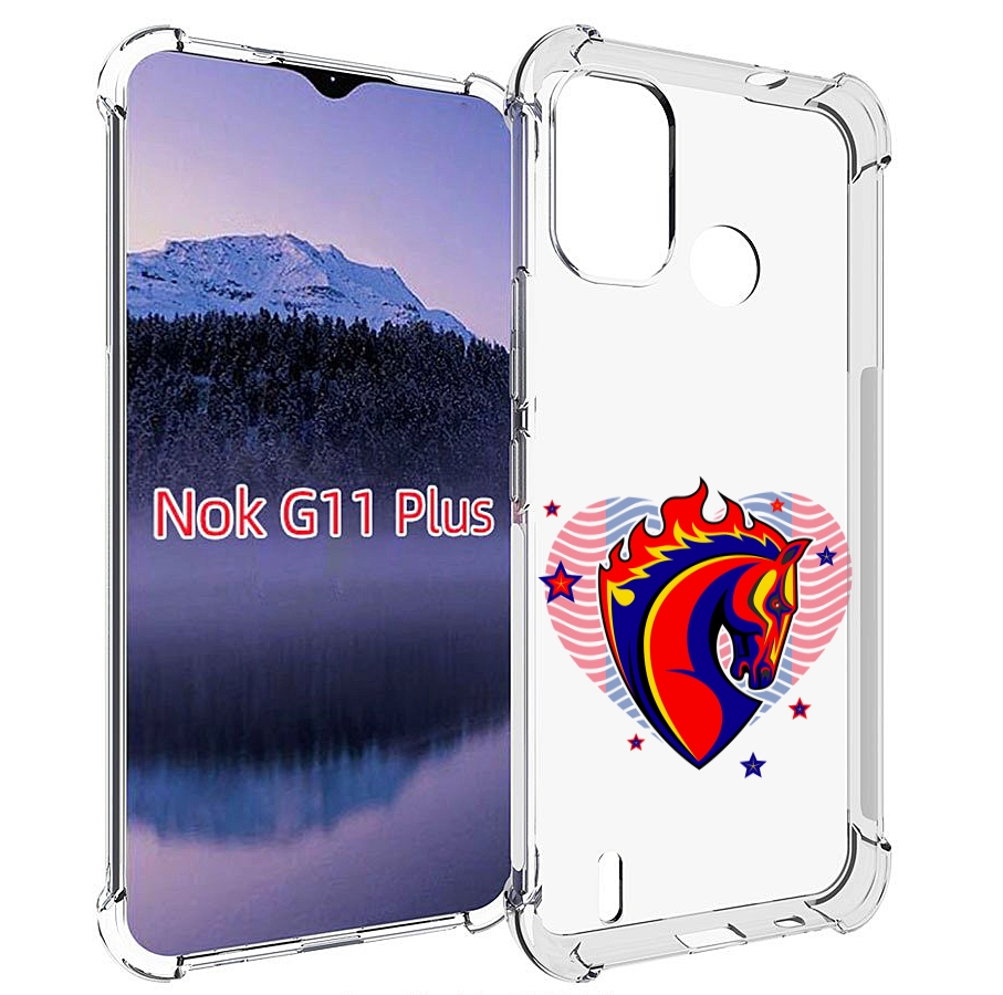

Чехол MyPads ФК ЦСЛ Лошадь для Nokia G11 Plus, Прозрачный, Tocco