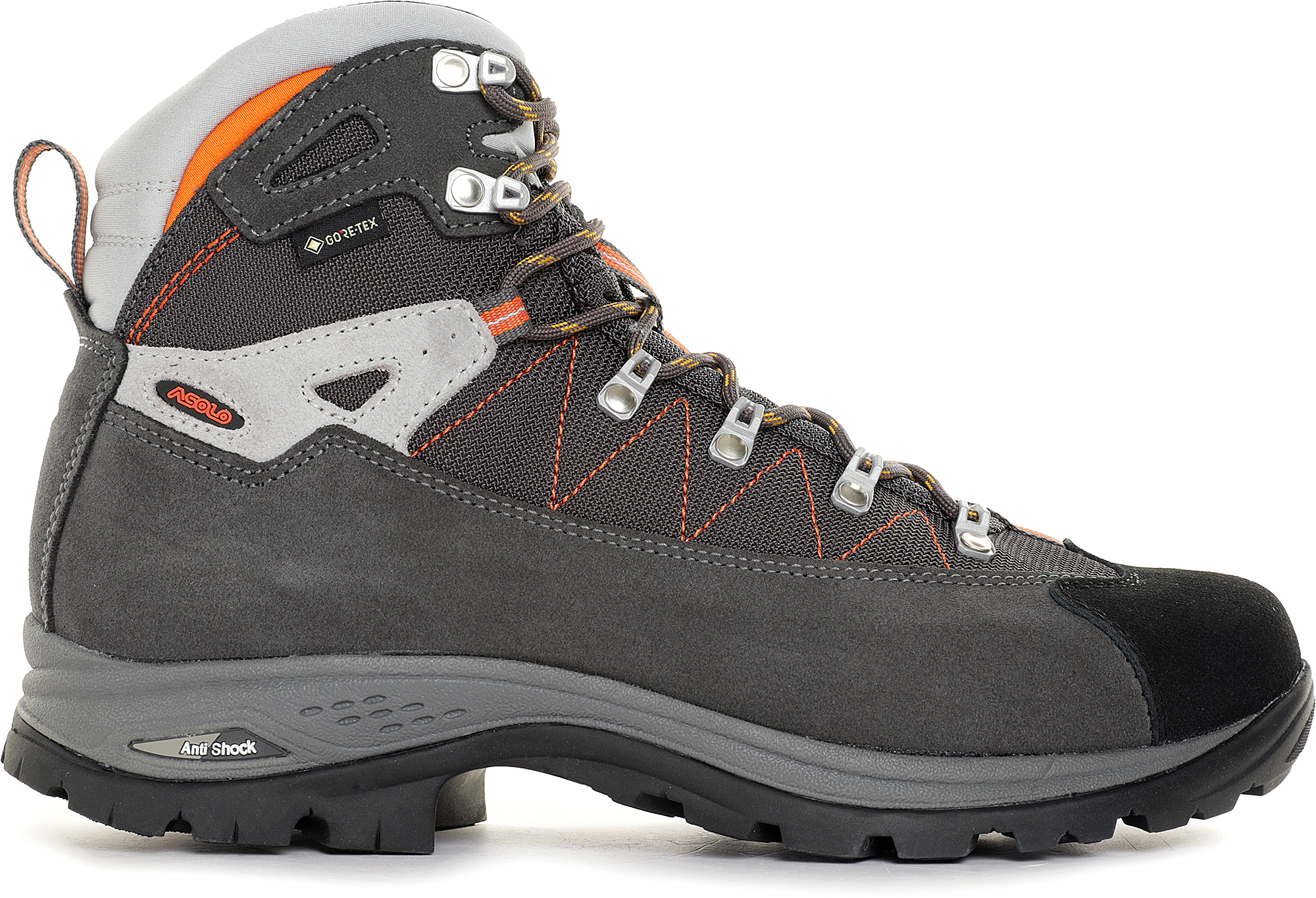 фото Ботинки asolo hiking finder gv graphite/gunmetal/flame (uk:12)