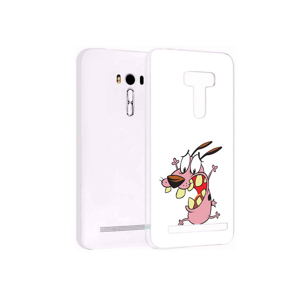 

Чехол MyPads Tocco для Asus ZenFone Selfie (ZD551KL) зубастый бобик, Прозрачный, Tocco