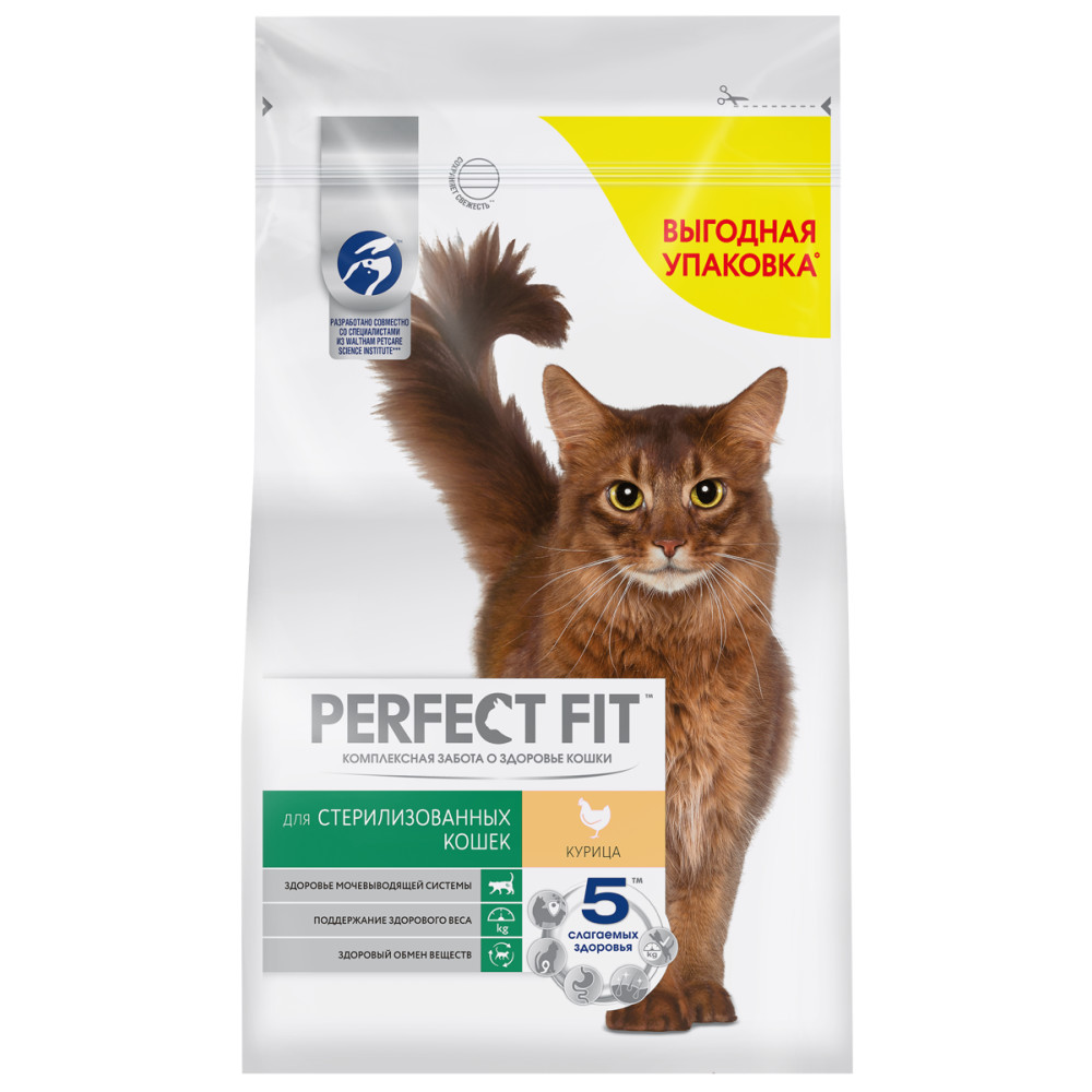 Кошачий корм перфект фит