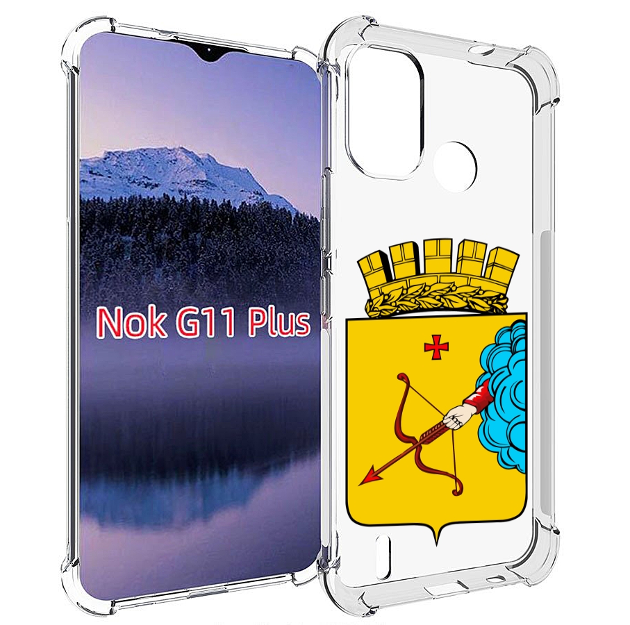 

Чехол MyPads герб-кировская-область для Nokia G11 Plus, Прозрачный, Tocco