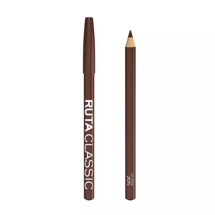 Карандаш для губ RUTA CLASSIC 205 коричневый нюд карандаш для губ ruta classic 207 холодный малиновый