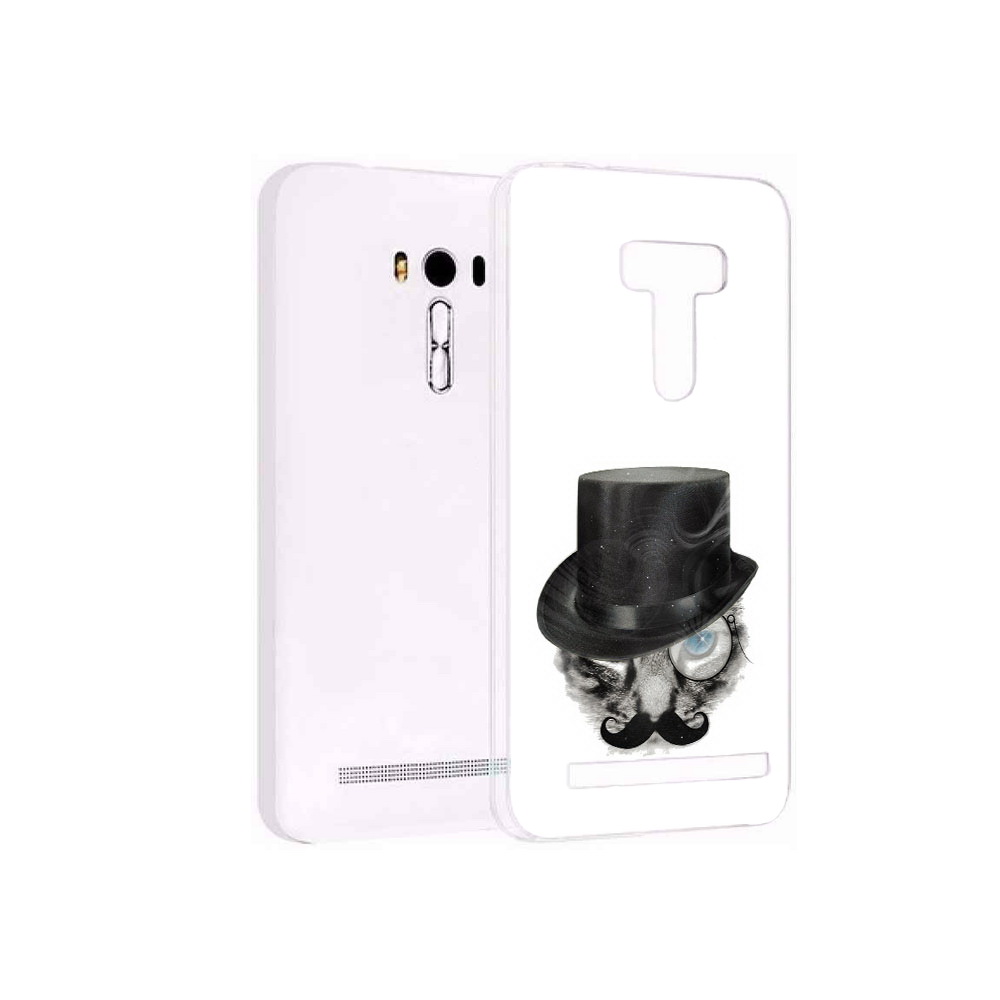 Чехол MyPads Tocco для Asus ZenFone Selfie (ZD551KL) интелегентный кот