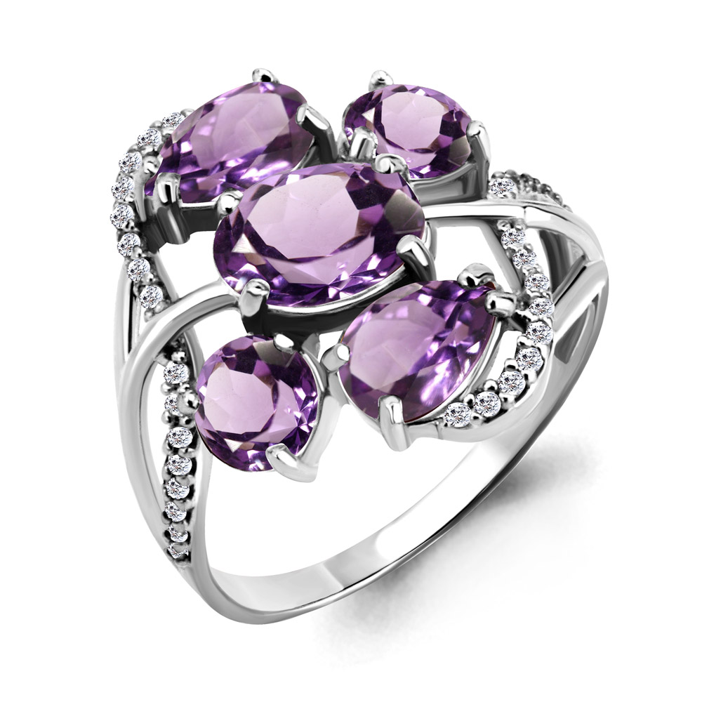 

Кольцо из серебра р. 18,5 AQUAMARINE 6904904А_925_р, 6904904А_925_р