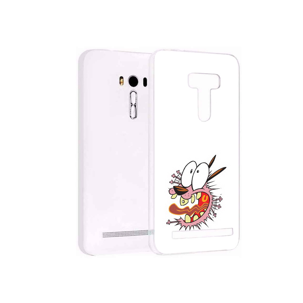 

Чехол MyPads Tocco для Asus ZenFone Selfie (ZD551KL) испуганный бобик, Прозрачный, Tocco