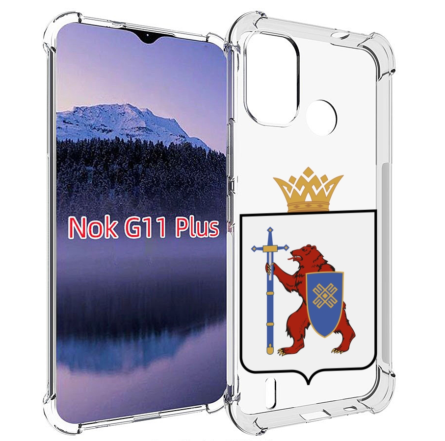 

Чехол MyPads герб-марии-эл-иошкар-ола для Nokia G11 Plus, Прозрачный, Tocco
