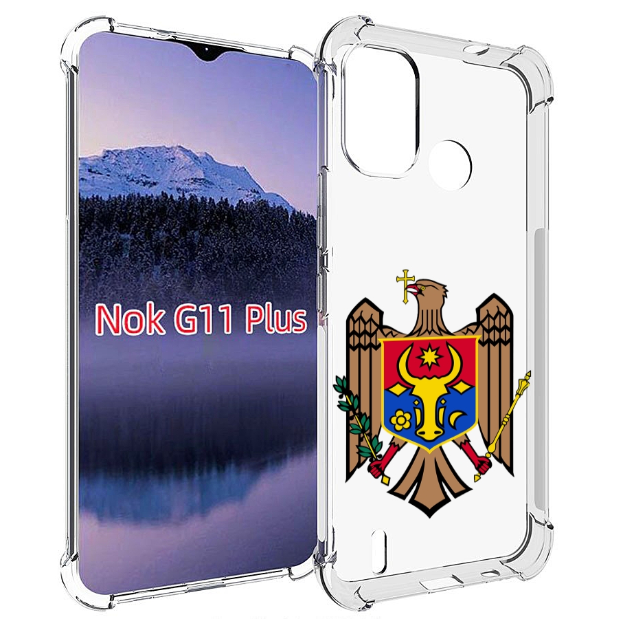 

Чехол MyPads герб-молдовы для Nokia G11 Plus, Прозрачный, Tocco