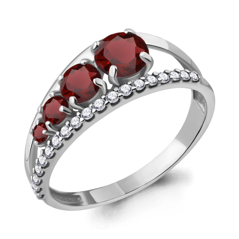 

Кольцо из серебра р. 17,5 AQUAMARINE 6913403А_925_р, 6913403А_925_р