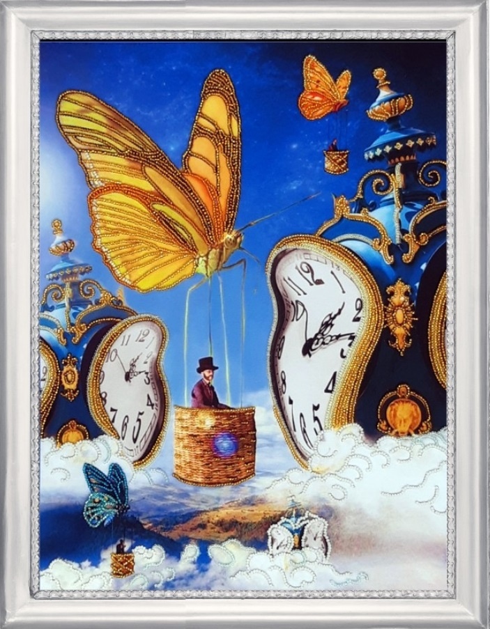 

Вышивка бисером Butterfly Вне времени, 37х28 см