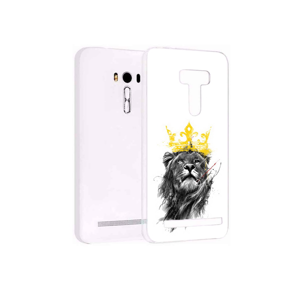 

Чехол MyPads Tocco для Asus ZenFone Selfie (ZD551KL) король-лев, Прозрачный, Tocco