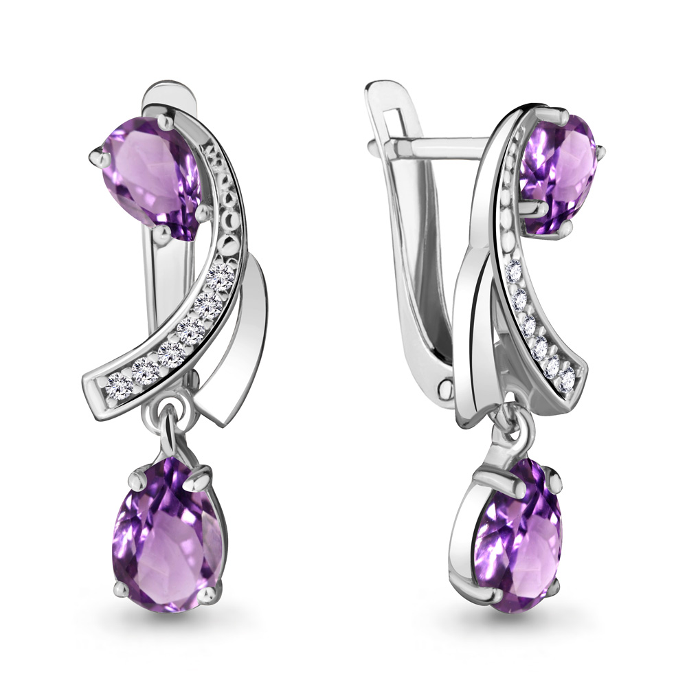 

Серьги из серебра 4721104А_925_р, 4721104А_925_р