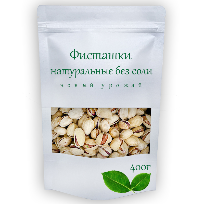 Фисташки сырые без соли натуральные Ядро вкуса!, 400г