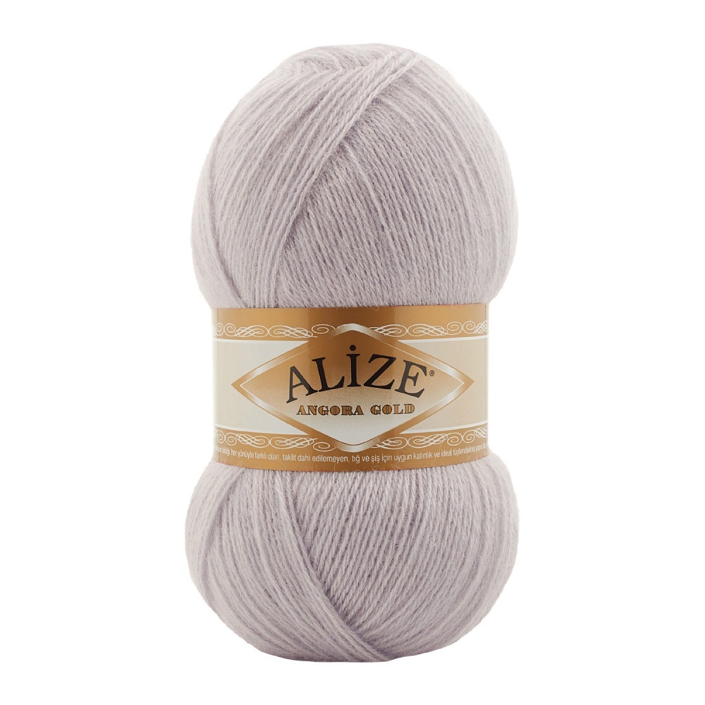 

Пряжа Alize Angora Gold, шерсть, акрил, 5х100 г, 550 м, цвет 632 лиловый, Фиолетовый