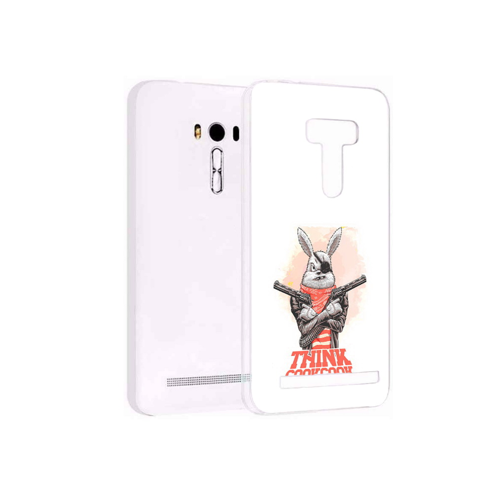 

Чехол MyPads Tocco для Asus ZenFone Selfie (ZD551KL) кролик пират, Прозрачный, Tocco